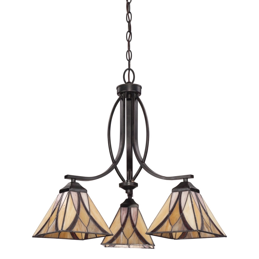 Elstead QZ-ASHEVILLE3 - Πολύφωτο ASHEVILLE 3xE27/60W/230V