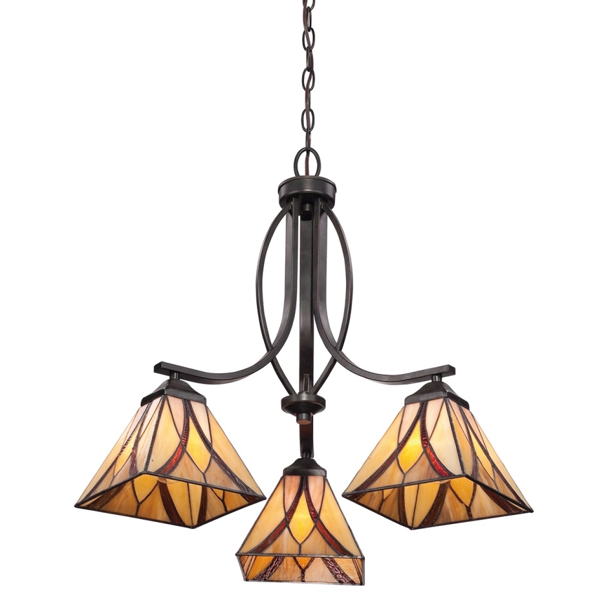 Elstead QZ-ASHEVILLE3 - Πολύφωτο ASHEVILLE 3xE27/60W/230V
