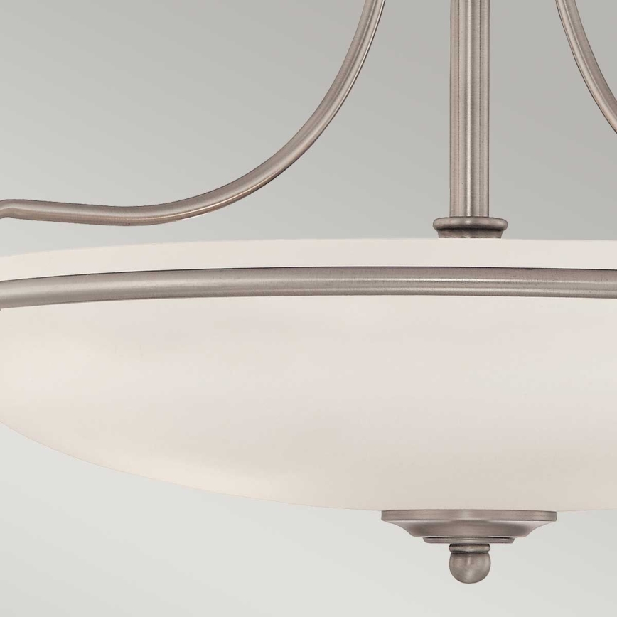 Elstead - Πλαφονιέρα οροφής GRIFFIN 3xE27/100W/230V ματ χρώμιο