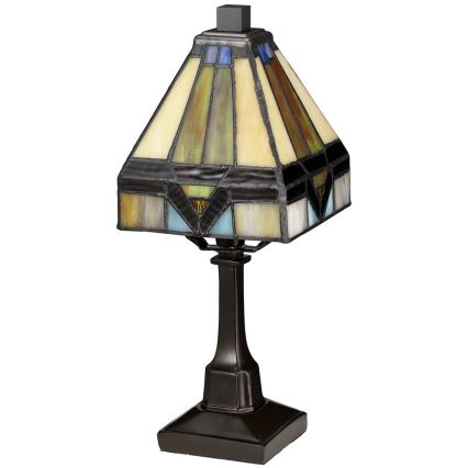 Elstead - Επιτραπέζιο φωτιστικό Tiffany HOLMES 1xE14/25W/230V