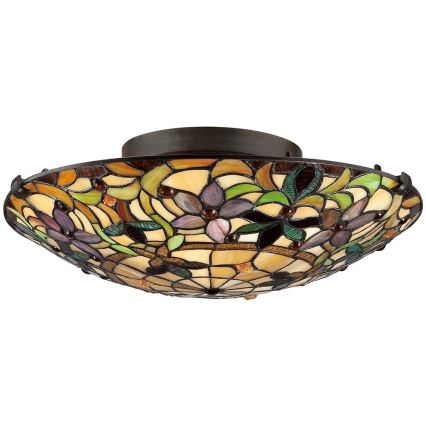 Elstead - Φωτιστικό οροφής Tiffany KAMI 2xE27/60W/230V