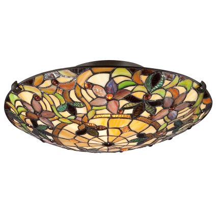 Elstead - Φωτιστικό οροφής Tiffany KAMI 2xE27/60W/230V