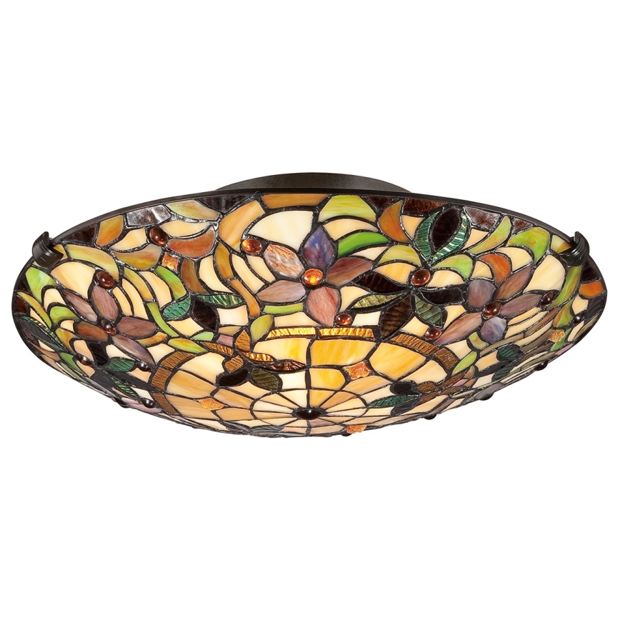 Elstead - Φωτιστικό οροφής Tiffany KAMI 2xE27/60W/230V