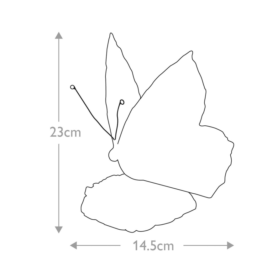 Elstead QZ-OBUTTERFLY-TL - LED Διακοσμητικό φωτιστικό TIFFANY 1xG9/3W/12/230V πεταλούδα