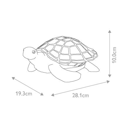 Elstead - LED διακοσμητικό φωτιστικό TIFFANY 1xG9/3W/12V χελώνα