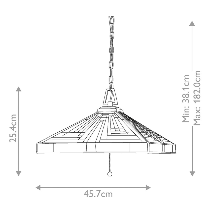 Elstead QZ-STEPHEN-3P - Πολύφωτο STEPHEN 3xE27/60W/230V