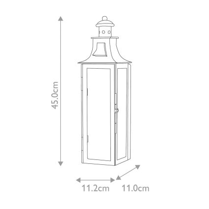 Elstead - Επιτοίχιο φωτιστικό εξωτερικού χώρου STOW 1xE14/60W/230V IP44