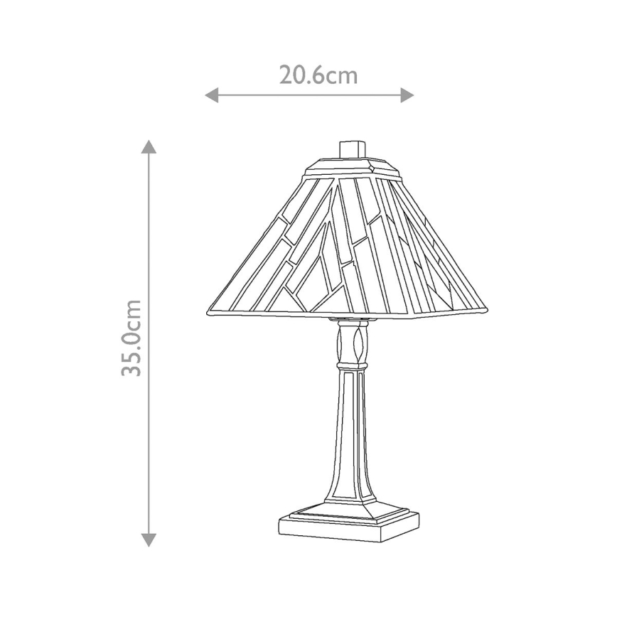 Elstead - Eπιτραπέζιο φωτιστικό ALDERLEY 1xE14/40W/230V 35 cm