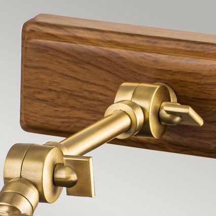 Elstead - Φωτιστικό πίνακα WINCHFIELD 2xE14/40W/230V δρυς