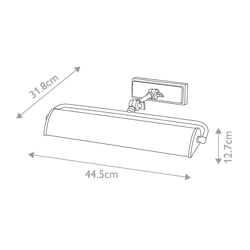 Elstead -Φωτιστικό πίνακα WINCHFIELD 2xE14/40W/230V μάρμαρο