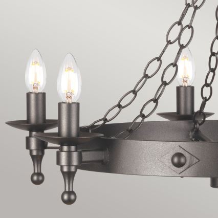 Elstead - Κρεμαστό φωτιστικό οροφής WARWICK 6xE14/60W/230V