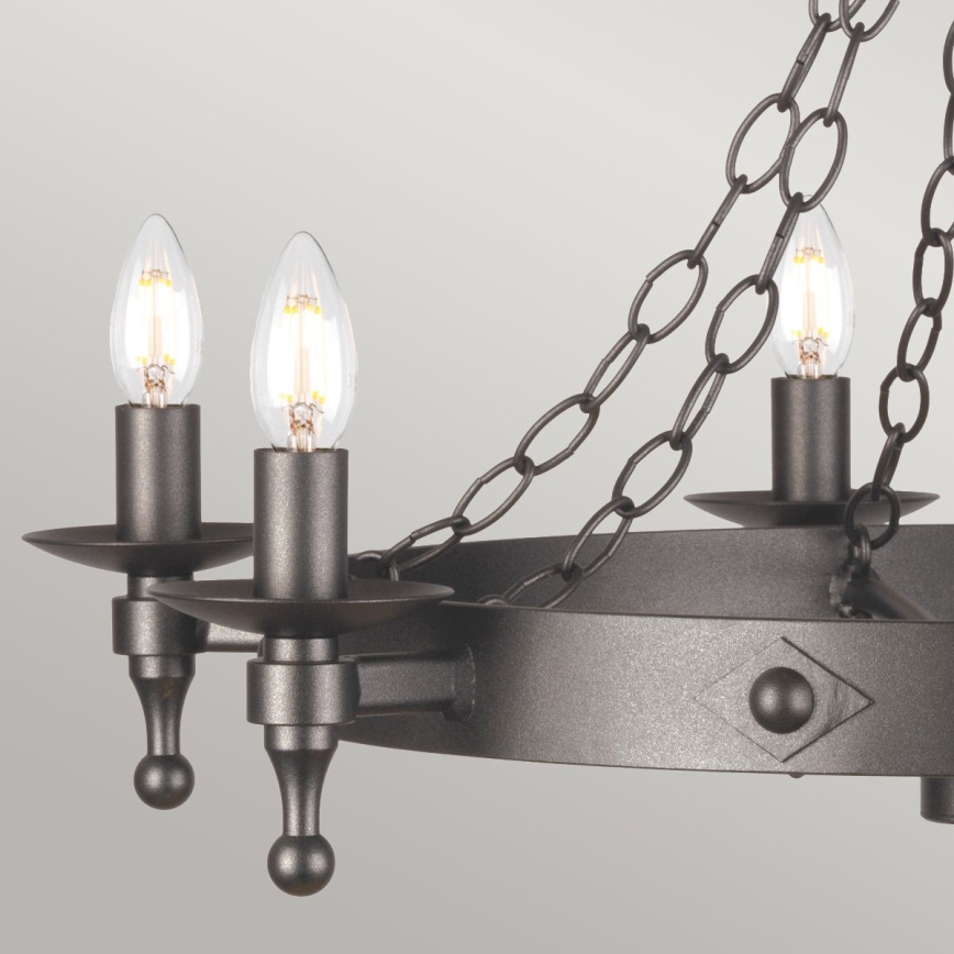 Elstead - Κρεμαστό φωτιστικό οροφής WARWICK 6xE14/60W/230V
