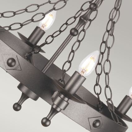 Elstead - Κρεμαστό φωτιστικό οροφής WARWICK 6xE14/60W/230V