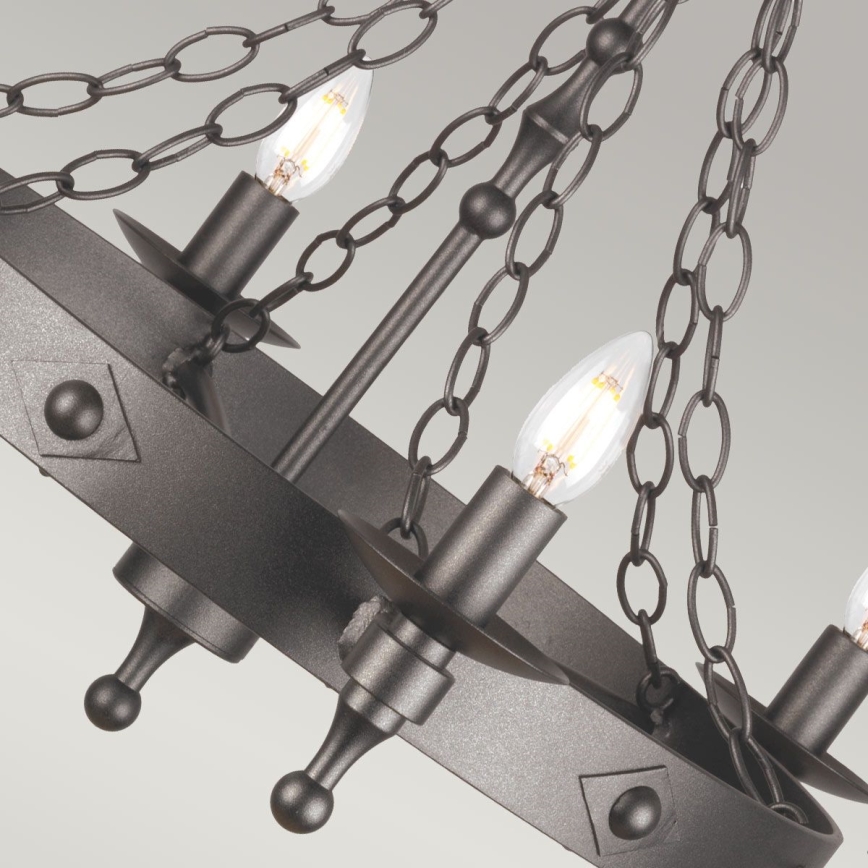 Elstead - Κρεμαστό φωτιστικό οροφής WARWICK 6xE14/60W/230V