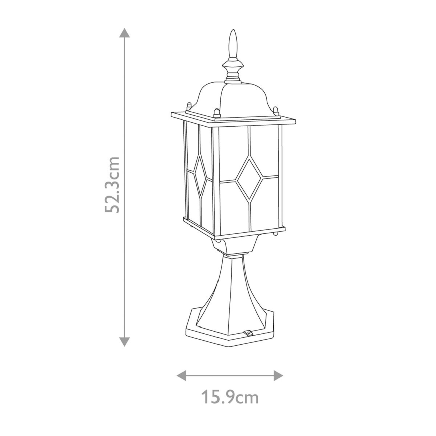 Elstead WX3 - Φωτιστικό εξωτερικού χώρου WEXFORD 1xE27/100W/230V IP44