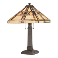 Elstead - Επιτραπέζιο φωτιστικό Tiffany FINTON 2xE27/60W/230V