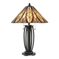 Elstead - Επιτραπέζιο φωτιστικό Tiffany VICTORY 2xE27/60W/230V