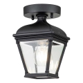 Elstead - Εξωτερικό φωτιστικό οροφής BAYVIEW 1xE27/60W/230V IP44 μαύρο