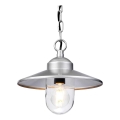 Elstead - Εξωτερικός πολυέλαιος με αλυσίδα KLAMPENBORG 1xE27/60W/230V IP44 ματ χρώμιο