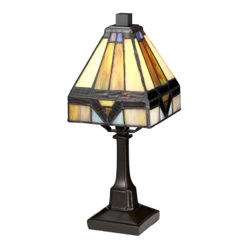Elstead - Επιτραπέζιο φωτιστικό Tiffany HOLMES 1xE14/25W/230V