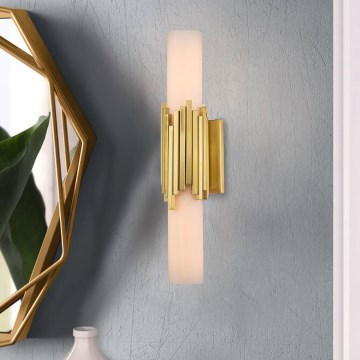 Elstead - Επιτοίχιο φωτιστικό LED μπάνιου MARVELE 2xG9/4W/230V IP44