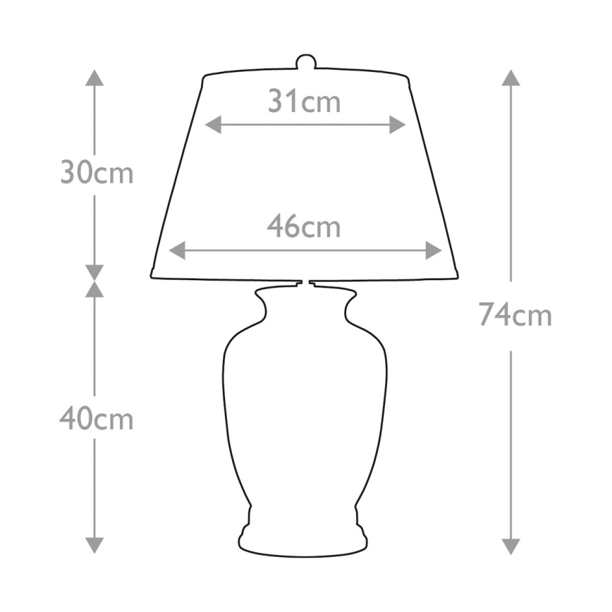 Elstead - Επιτραπέζια λάμπα MORRIS 1xE27/60W/230V