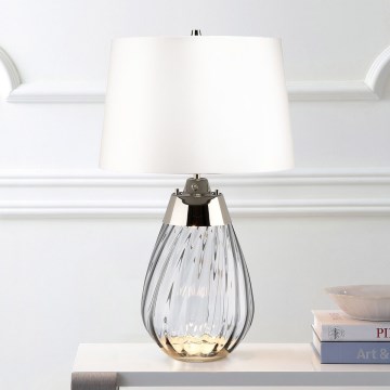 Elstead - Επιτραπέζιο φωτιστικό LED LENA 1xE27/60W/230V + 1xGU10/7W 60,5 cm λευκό