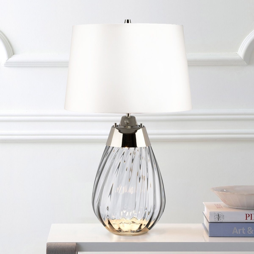 Elstead - Επιτραπέζιο φωτιστικό LED LENA 1xE27/60W/230V + 1xGU10/7W 60,5 cm λευκό