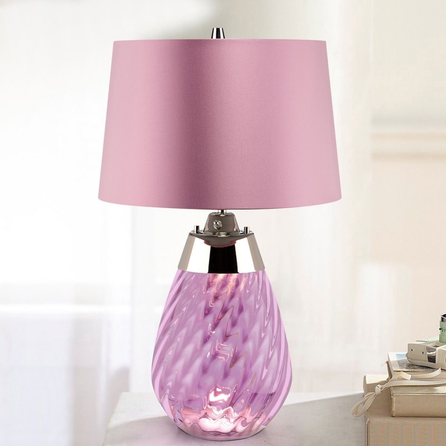 Elstead - Επιτραπέζιο φωτιστικό LED LENA 1xE27/60W/230V + 1xGU10/7W 60,5 cm ροζ