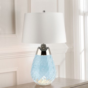 Elstead - Επιτραπέζιο φωτιστικό LED LENA 1xE27/60W/230V + 1xGU10/7W 60,5cm μπλε/λευκό