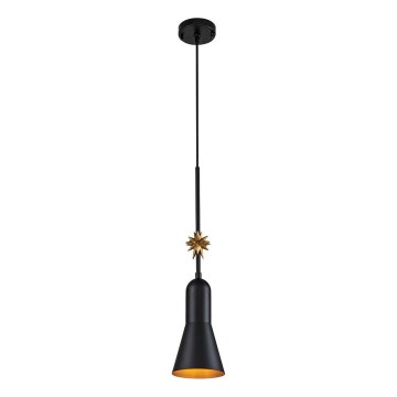 Elstead - Κρεμαστό φωτιστικό οροφής ETOILE 1xE27/60W/230V διάμετρος 13,3 cm μαύρο