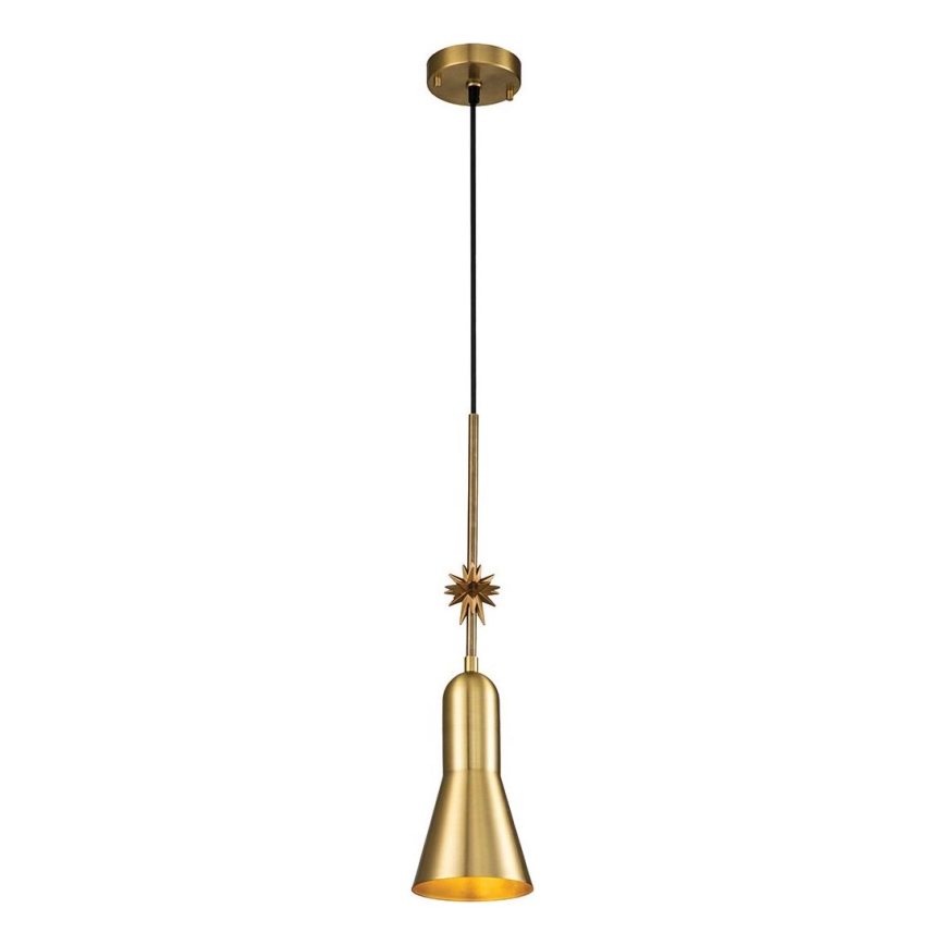 Elstead - Κρεμαστό φωτιστικό οροφής ETOILE 1xE27/60W/230V διάμετρος 13,3 cm χρυσό