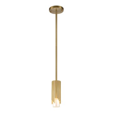 Elstead - Κρεμαστό φωτιστικό σε ράβδο MARVELE 1xE14/40W/230V χρυσό
