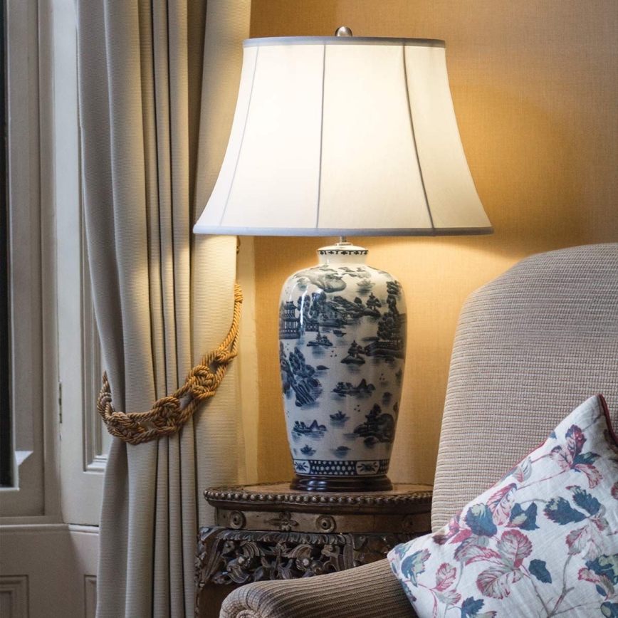 Elstead - Eπιτραπέζιο φωτιστικό ΜΠΛΕ TRADITIONAL 1xE27/60W/230V