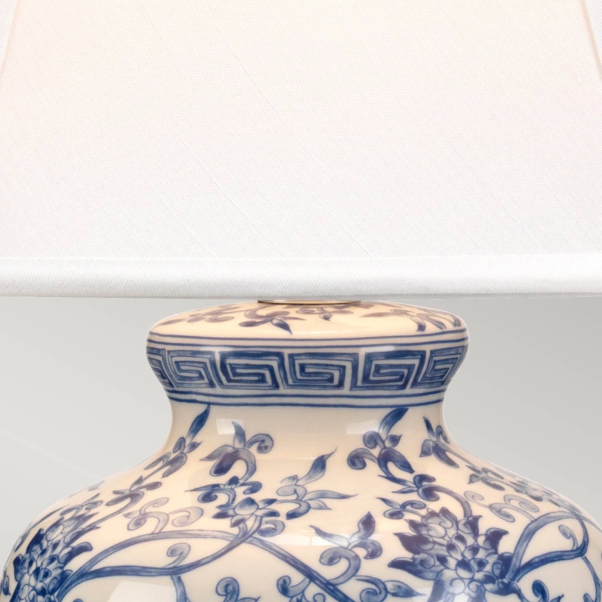 Elstead - Eπιτραπέζιο φωτιστικό ΜΠΛΕ GINGER JAR 1xE27/60W/230V