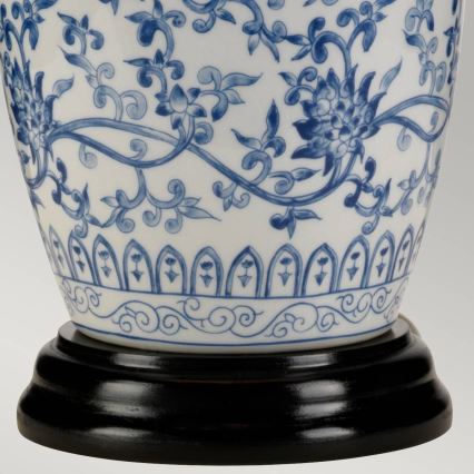 Elstead - Eπιτραπέζιο φωτιστικό ΜΠΛΕ GINGER JAR 1xE27/60W/230V