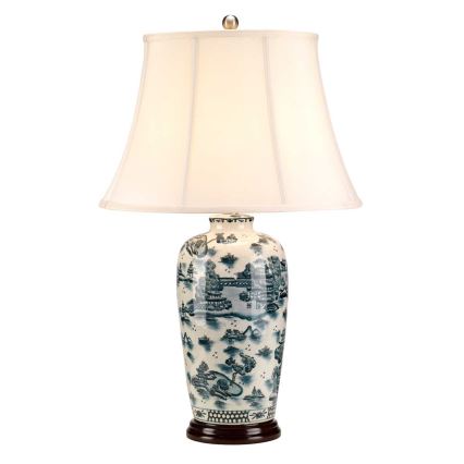 Elstead - Eπιτραπέζιο φωτιστικό ΜΠΛΕ TRADITIONAL 1xE27/60W/230V