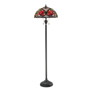 Elstead - Φωτιστικό δαπέδου Tiffany LARISSA 2xE27/100W/230V