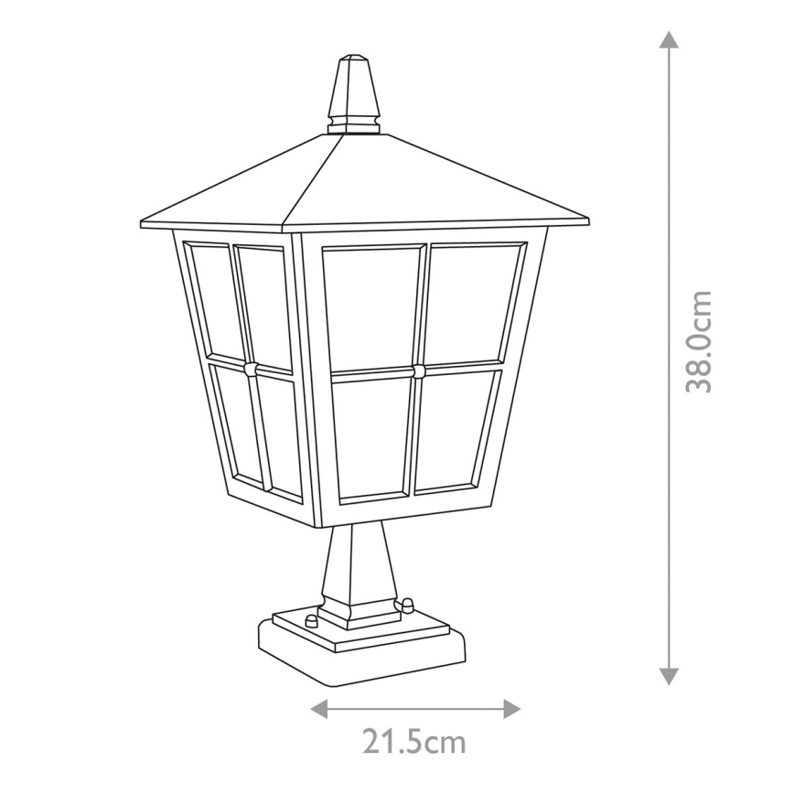 Elstead - Φωτιστικό εξωτερικού χώρου CANTERBURY 1xE27/100W/230V IP43