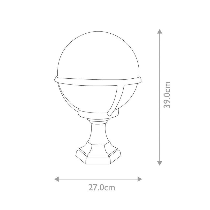 Elstead - Φωτιστικό εξωτερικού χώρου GLENBEIGH 1xE27/100W/230V IP44