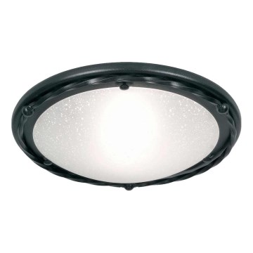 Elstead - Φωτιστικό οροφής PEMBROKE 1xE27/60W/230V μαύρο