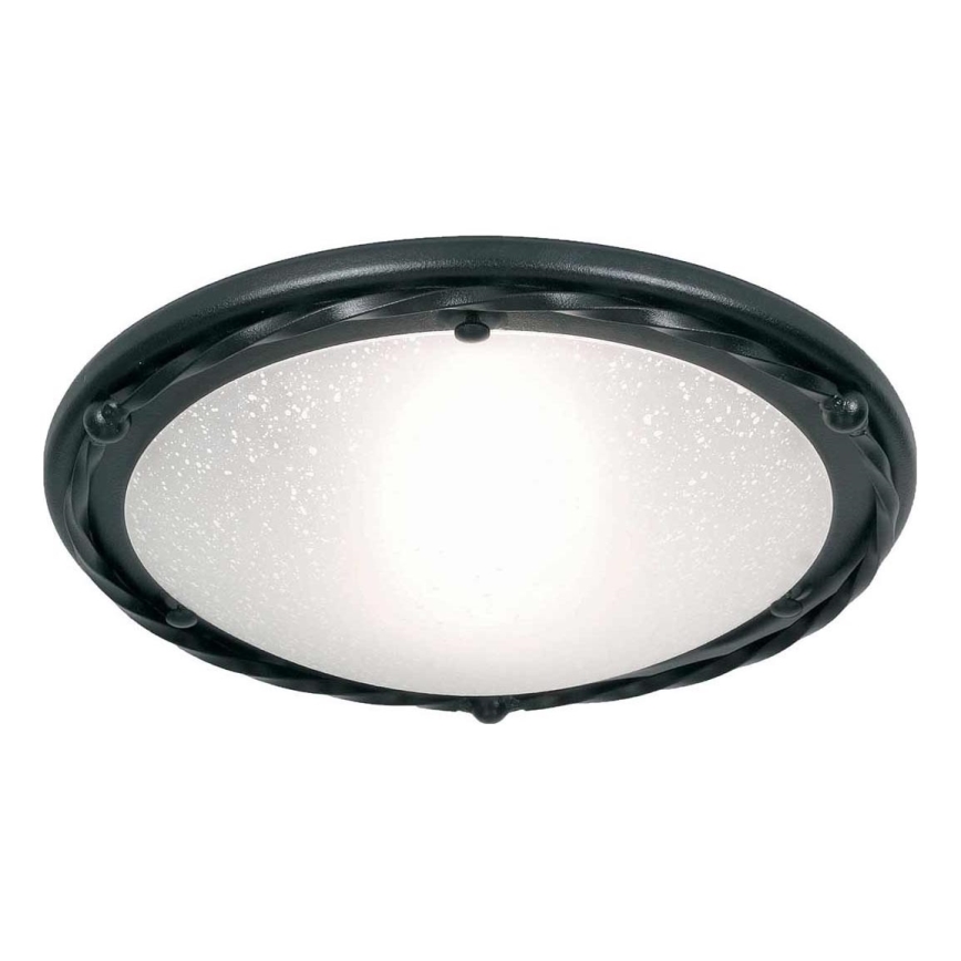 Elstead - Φωτιστικό οροφής PEMBROKE 1xE27/60W/230V μαύρο