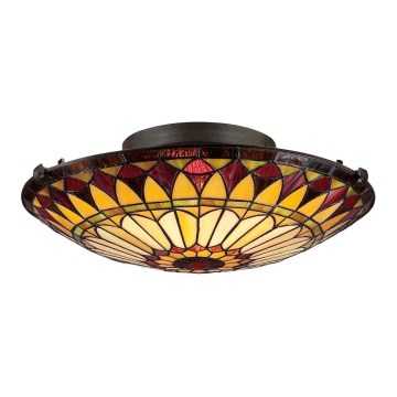Elstead - Φωτιστικό οροφής Tiffany WEST 2xE27/75W/230V