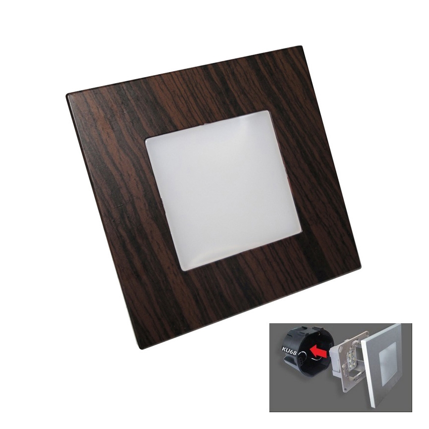 Emithor 48306 - Φωτιστικό προσανατολισμού LED STEP LIGHT 16xLED/1W/230V