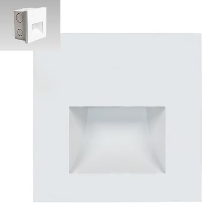 Emithor 70415 - LED φωτιστικό σκάλας SUNNY LED/1W/230V 4000K λευκό