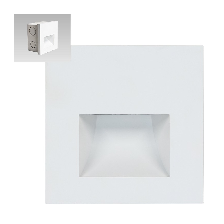 Emithor 70415 - LED φωτιστικό σκάλας SUNNY LED/1W/230V 4000K λευκό