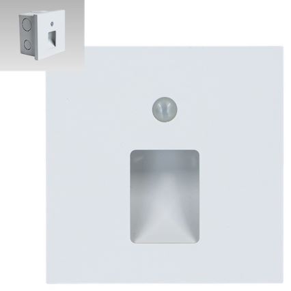 Emithor 70420 - LED φωτιστικό σκάλας με αισθητήρα VIX LED/1W/230V 4000K λευκό
