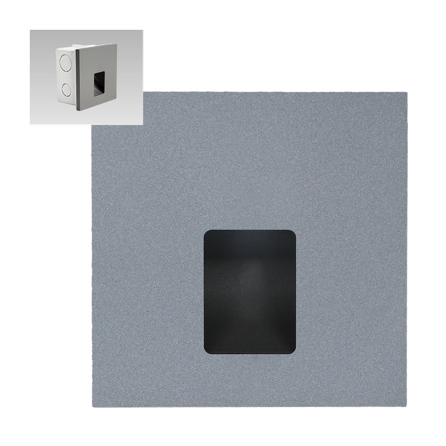 Emithor 70423 - LED φωτιστικό σκάλας VIX LED/1W/230V 4000K γκρι