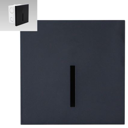 Emithor 70431 - LED φωτιστικό σκάλας LINE LED/1W/230V 4000K μαύρο