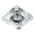 Emithor 71105 - LED φωτιστικό οροφής ELEGANT DOUBLE LIGHT 1xGU10/50W + LED/3W Λωρίδα